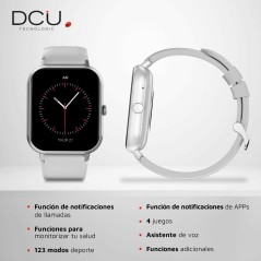 Smartwatch DCU CURVED GLASS PRO 1,83" Grigio