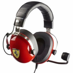 Auricolare con Microfono Gaming Thrustmaster T.Racing Scuderia Ferrari Edition-DTS Rosso