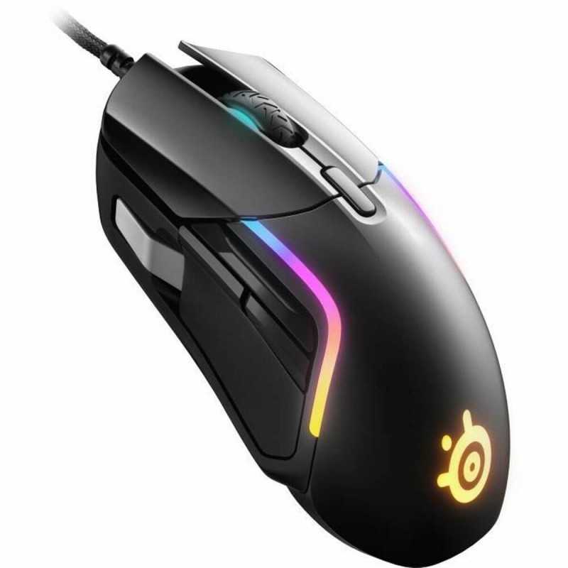 Mouse Gaming SteelSeries 62551 Gaming Nero Con cavo Luci LED