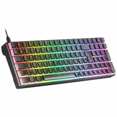 Tastiera per Giochi Mars Gaming MKULTRABRES LED RGB Nero