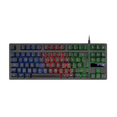 Tastiera Mars Gaming MK02 Nero Qwerty in Spagnolo