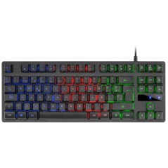 Tastiera Mars Gaming MK02 Nero Qwerty in Spagnolo