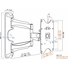 Supporto TV Vogel's PHW 400 S