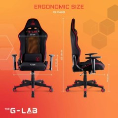 Sedia Gaming The G-Lab Oxygen Rosso