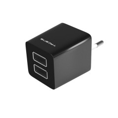 Caricabatterie da Parete Tacens AUSB1 USB Anima Nero