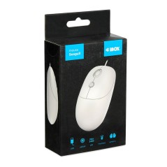 Mouse Ibox IMOF011 Bianco 2400 dpi