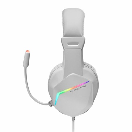 Auricolare con Microfono Gaming Mars Gaming MH122 Bianco