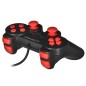 Controller Gaming Esperanza Warrior GX300 USB 2.0 Nero Rosso PC Windows