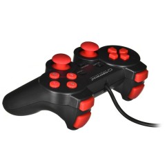 Controller Gaming Esperanza Warrior GX300 USB 2.0 Nero Rosso PC Windows