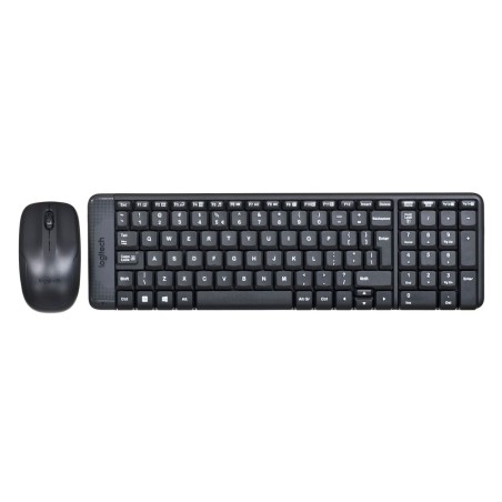 Tastiera e Mouse Logitech Wireless Combo MK220 Nero QWERTY Qwerty US