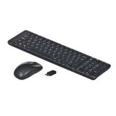 Tastiera e Mouse Logitech Wireless Combo MK220 Nero QWERTY Qwerty US