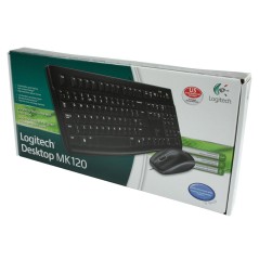 Tastiera Logitech LGT-MK120-US Nero Olandese QWERTY