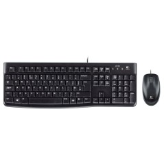 Tastiera Logitech LGT-MK120-US Nero Olandese QWERTY