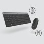 Tastiera e Mouse Logitech MK470 Grigio Grafite Qwerty US