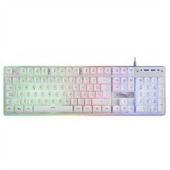 Tastiera Mars Gaming MK220WES RGB Bianco