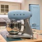 Sbattitore-Impastatrice Smeg SMF02PBEU Azzurro Argentato 800 W 4,8 L