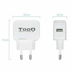 Caricabatterie da Parete TooQ TQWC-1S01WT Bianco 12 W (1 Unità)