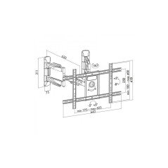 Supporto da Tavolo per Schermo ART RAMT AR-85