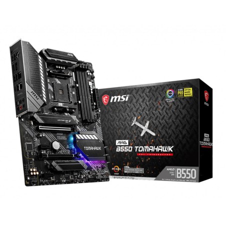 Scheda Madre MSI MAG B550 Tomahawk ATX DDR4 AM4 AMD AM4 AMD AMD B550