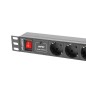 Ciabatta Multipresa Lanberg PDU-07F-0200-IEC-BK (2 m)