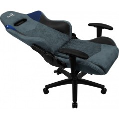 Sedia Gaming Aerocool DUKE AeroSuede 180º Azzurro Nero/Blu