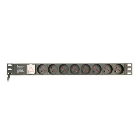 Multipresa 19" 8 Tomas Schuko con On/Off Switch GEMBIRD EG-PDU-014-FC14 (3 m)