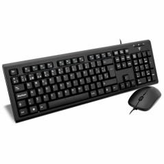 Tastiera e Mouse V7 CKU200ES Spagnolo QWERTY