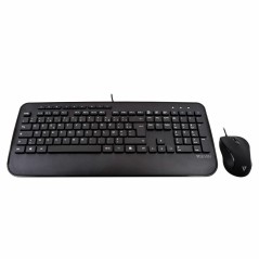 Tastiera e Mouse V7 CKU300FR Nero Francese AZERTY