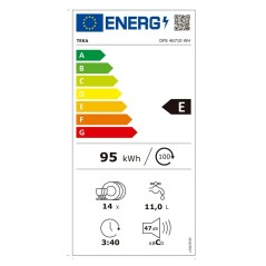 Lavastoviglie Teka DFS 46710 Bianco 60 cm