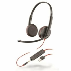 Auricolari con Microfono Plantronics BKWIRE C3225 V2 Nero