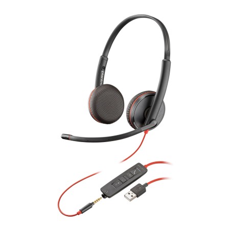 Auricolari con Microfono Plantronics BKWIRE C3225 V2 Nero