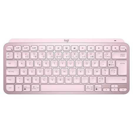 Tastiera Wireless Logitech MX Keys Mini Rosa Francese AZERTY