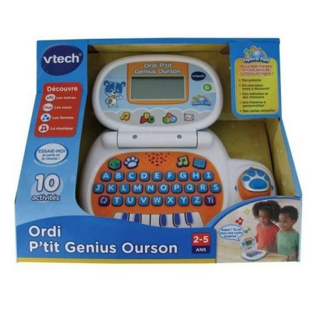 Computer portatile Vtech Genius Blue Bear 26 x 5,5 x 19,7 cm Gioco educativo FR