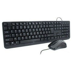 Tastiera e Mouse Mobility Lab ML309415 AZERTY Nero