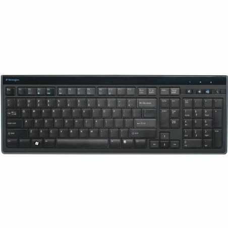 Tastiera Kensington Advance Fit AZERTY Nero Nero opaco Francese AZERTY