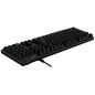 Tastiera Bluetooth con Supporto per Tablet Logitech G513 CARBON LIGHTSYNC RGB Mechanical Gaming Keyboard, GX Brown Francese AZER