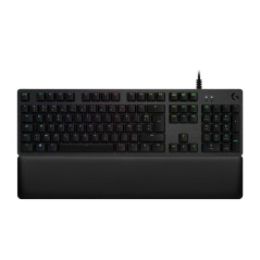 Tastiera Bluetooth con Supporto per Tablet Logitech G513 CARBON LIGHTSYNC RGB Mechanical Gaming Keyboard, GX Brown Francese AZER