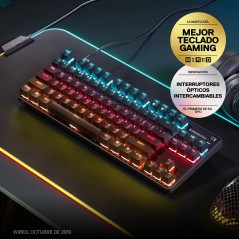 Tastiera per Giochi SteelSeries Apex 9 TKL AZERTY