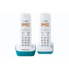 Telefono Senza Fili Panasonic KX-TG1612FRC Ambra Azzurro/Bianco