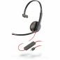 Auricolari con Microfono Plantronics 209746-201 Nero Rosso