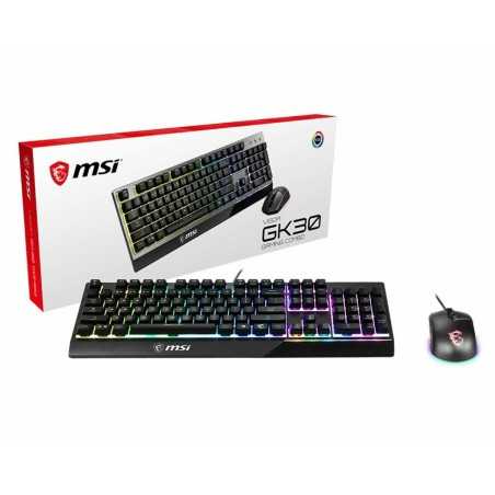 Tastiera e Mouse MSI Vigor GK30 Qwerty in Spagnolo