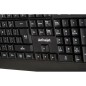 Tastiera Activejet K-3255 Nero Monocromatica QWERTY