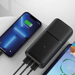 Powerbank KSIX Nero 30000 mAh (1 Unità) (Ricondizionati A)