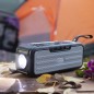 Altoparlante Wireless con Ricarica a Luce Solare e Torcia a LED Sunker InnovaGoods Nero (Ricondizionati B)