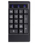 Tastiera Activejet K-3255 Nero Monocromatica QWERTY