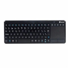 Tastiera Wireless NGS NGS-KEYBOARD-0240 Nero