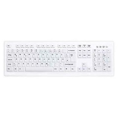 Tastiera Cherry AK-C8100F-UVS-W USB Bianco Qwerty in Spagnolo