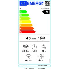 Lavatrice LG F4WR7013AGW 60 cm 1400 rpm 13 kg