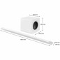 Soundbar Samsung HW-S801B/ZF Bianco