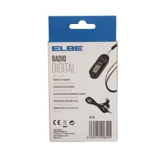 Radio Portatile Digitale ELBE RF-96 Nero FM